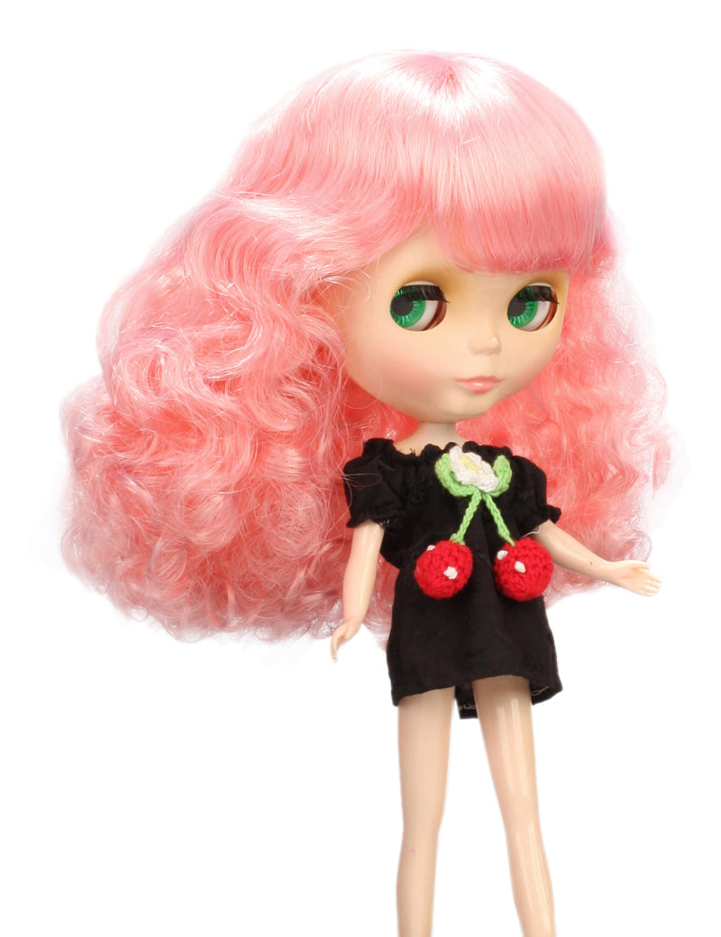 ドールウィッグデライト 可愛さのショーケース B-136 ネオンピンクのビッグでふわふわのスタイル