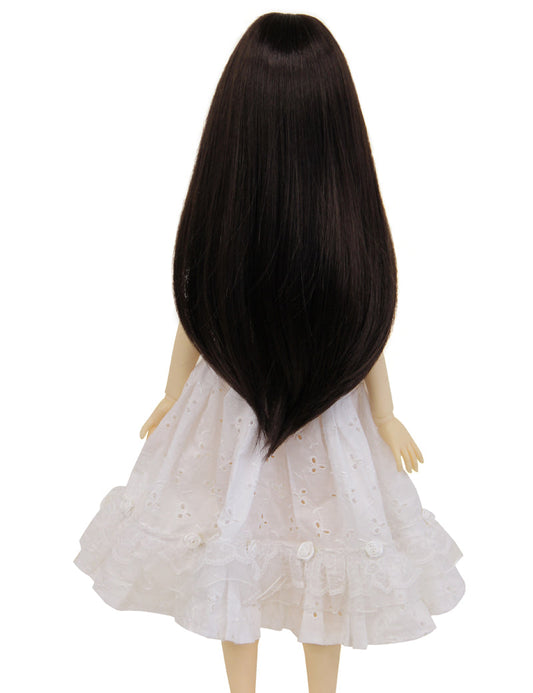 ロングストレートシルキーヘア WD60-032 ドールウィッグ チャコールの色