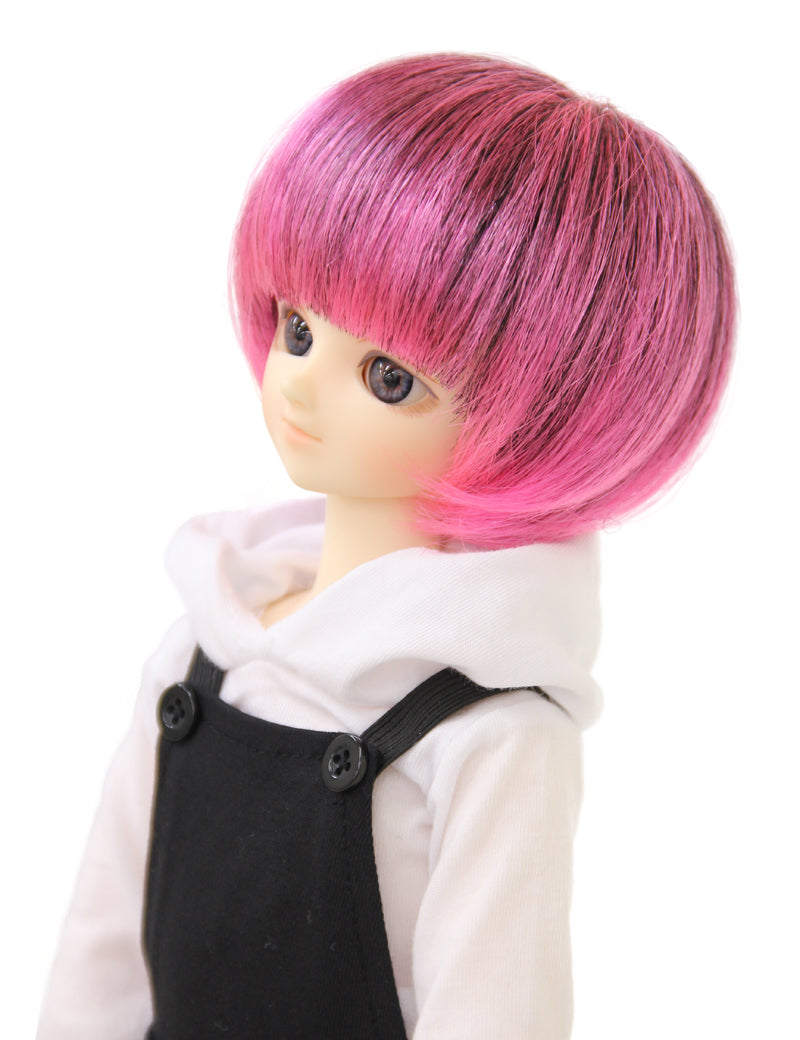 ショートボブカット シルキーヘアスタイルのドールウィッグ WD40-002 トランスフォーメーション究極ガイド 手作りのウィッグ選択とスタイリングを通じて、あなたのドールに個性と美しさを注入