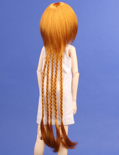特別なロングシンプルなボブルック WD-4019 ドールウィッグ ゴールデンの色