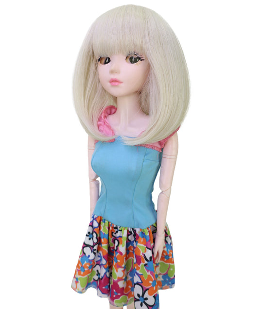 Wigs2you B-231 ウィッグ _ 耐熱ライトブロンド 7インチ レギュラー