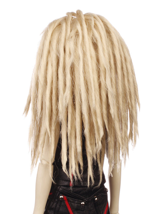ファンキーパンキーミディアムドレッドロックススタイルの人形のウィッグ W-637 プラチナブロンド