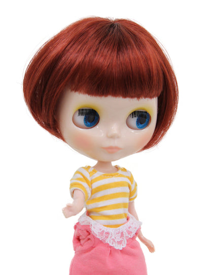 ショートボブカット ウィッグ アウト フォー ドールズ B-175 最も想像できる可愛いウィッグであなたのドールを飾り、クラフトのアートを発見