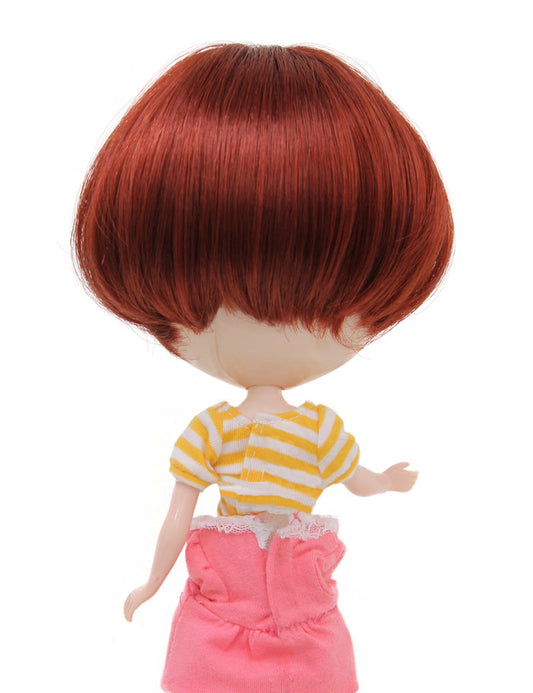 ショートボブカット ウィッグ アウト フォー ドールズ B-175 最も想像できる可愛いウィッグであなたのドールを飾り、クラフトのアートを発見