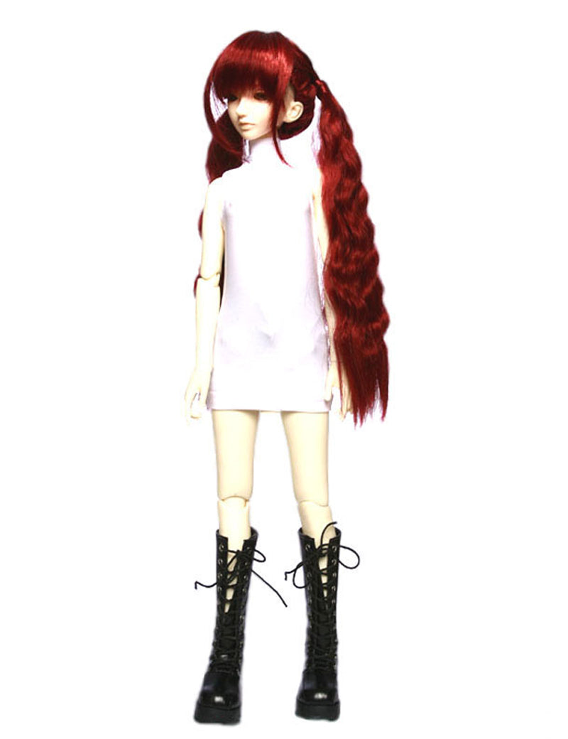 この美しいツインポニーテールのファビュラスな人形のウィッグ W-609、小さなカールで自然なボリュームと柔らかさを持っています。