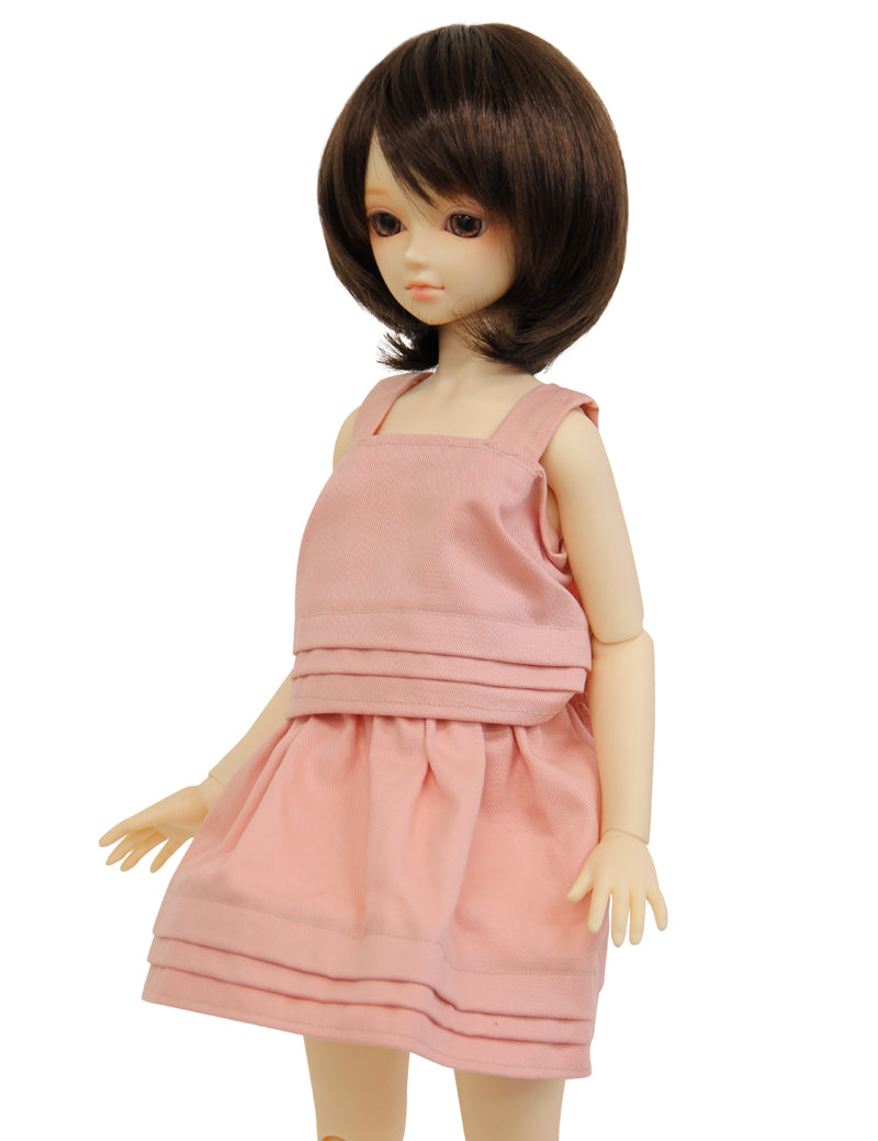 カジュアルなショートカット WD60-026 ドールウィッグ ダーキーブロンドの色