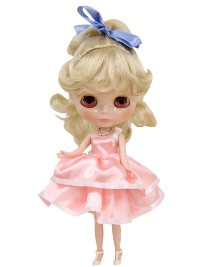 ロングカーリー スタイルのシンフォニー 可愛らしいドールウィッグの魔法を解き明かし、あなたのドールの独自の美しさと個性の真の可能性を明らかにする B-187