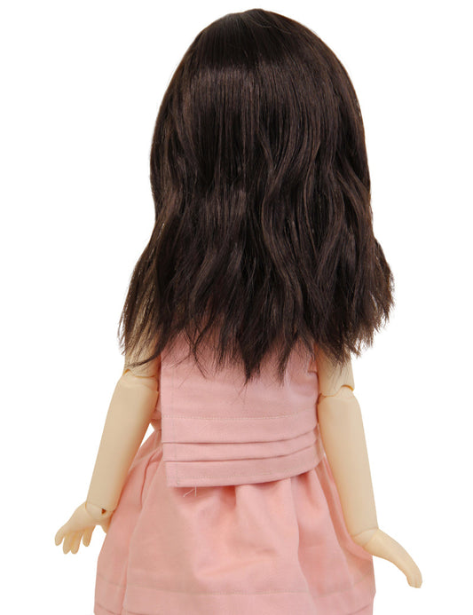 ミディアムロングウェービー WD60-027 ドールウィッグ ブラウンの色