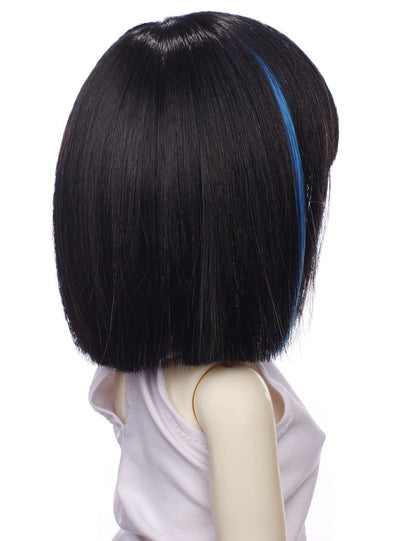 三色のカラークールなエジプトのレディのボブスタイルのストレートな人形のウィッグ W-671