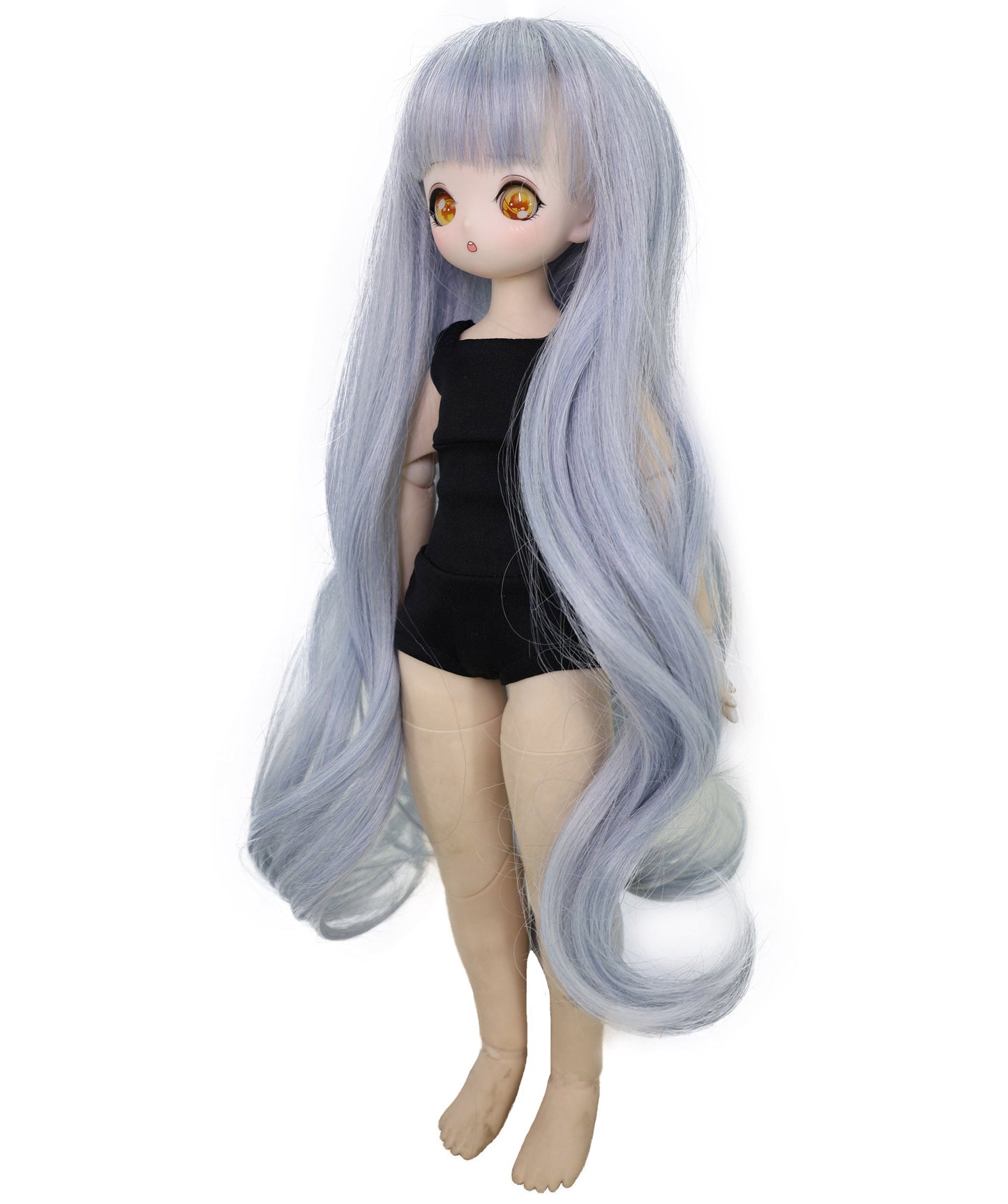 Wigs2you WD40-025 ウェーブロングドールウィッグ BJD/SD人形用 - 12インチ 耐熱性天然繊維ヘア 1/3&1/6サイズのスタイリングに最適