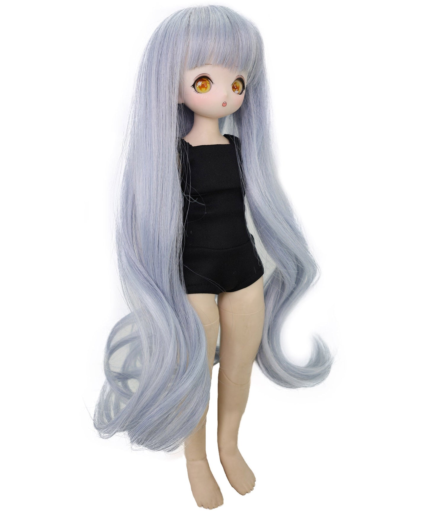 Wigs2you WD40-025 ウェーブロングドールウィッグ BJD/SD人形用 - 12インチ 耐熱性天然繊維ヘア 1/3&1/6サイズのスタイリングに最適