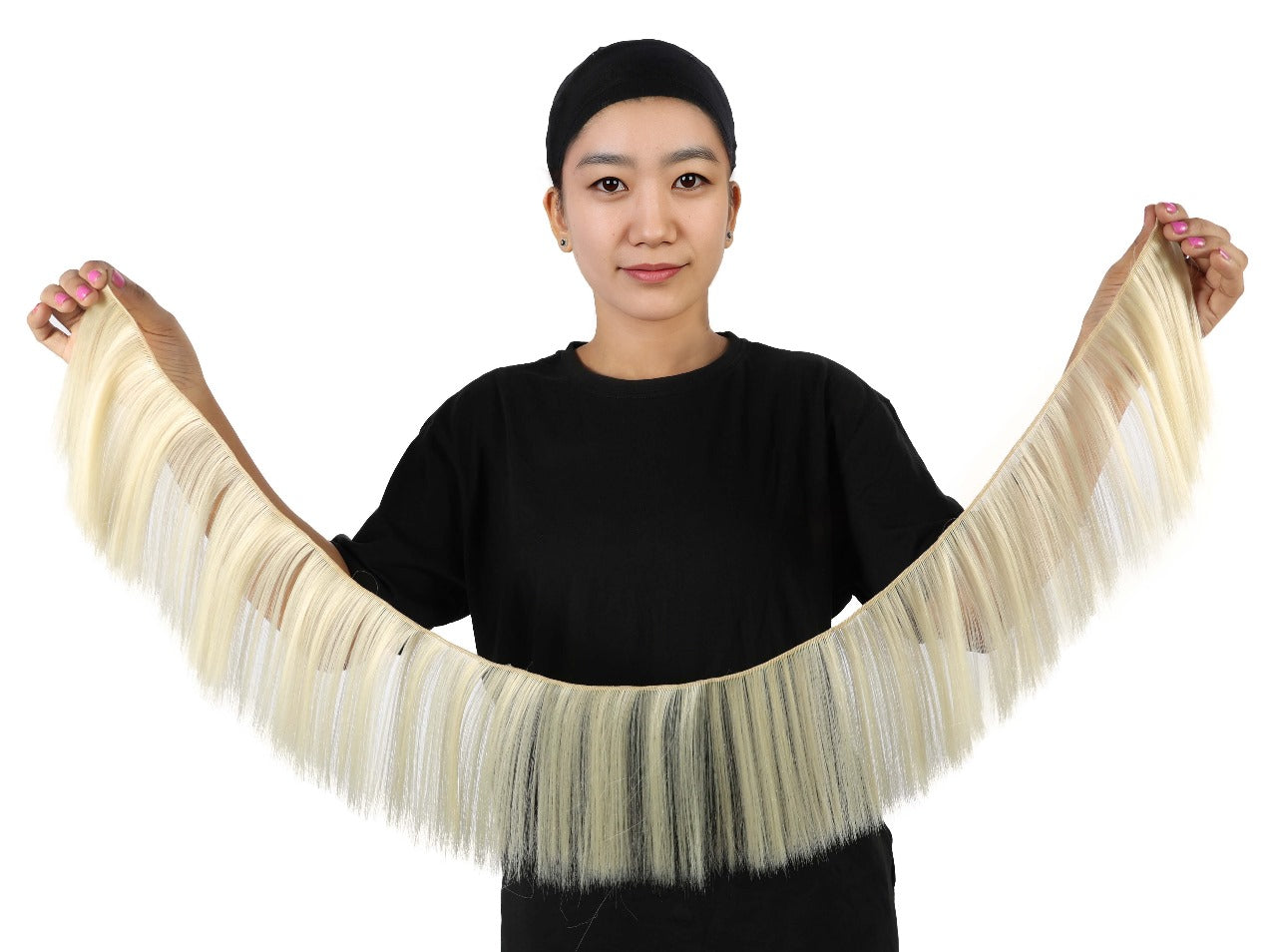 Wigs2you B-202 ドール用ウィフティング 15cm/25cm/40cm ストレート耐熱繊維 ブライスウィッグ用 ドール用ハンドメイド 属性なし プラッシュウィッグ | ブロンド合成繊維 | ドール製作、工芸、模型ヘッド、ぬいぐるみの修理に使えるDIYヘアピース | 柔らかくスタイリングしやすい