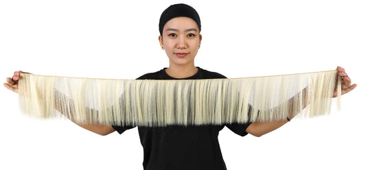 Wigs2you B-202 ドール用ウィフティング 15cm/25cm/40cm ストレート耐熱繊維 ブライスウィッグ用 ドール用ハンドメイド 属性なし プラッシュウィッグ | ブロンド合成繊維 | ドール製作、工芸、模型ヘッド、ぬいぐるみの修理に使えるDIYヘアピース | 柔らかくスタイリングしやすい