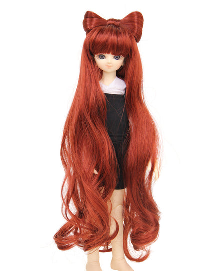 ロング ドールウィッグ WD40-001 マスタリー 、ウィッグの選択、スタイリング、飾りつけの芸術を探求して、あなたのドールをユニークで魅力的な創作物に変身させる whimsical ポジションの旅