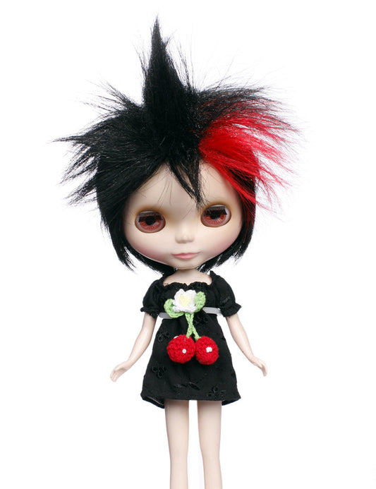 限定版の二色のショートヘアスタイル、レイヤーの切りっぱなしスタイルの人形のウィッグ B-108、最大の高さと質感を持って