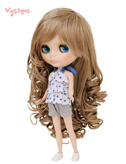 ロングカールヘアスタイルのドールウィッグ B-160 ワンダーランド ドールのルックを向上させるガイド