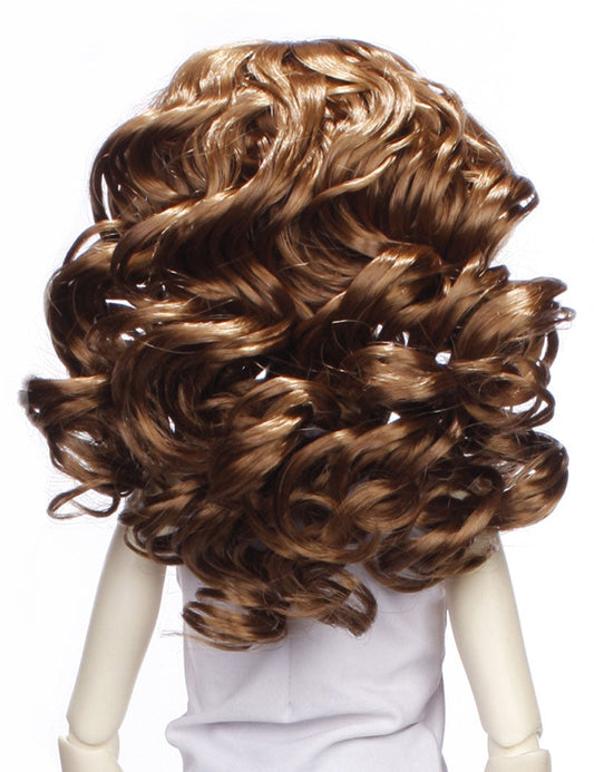 ジョージャスなスタイルのカーリーダッチドールウィッグ W-645 ラッシュ・ブラウンの色
