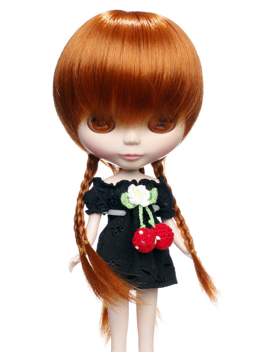 シンプルな四つ編みスタイルのロング人形のウィッグ B-113、あなたのプリーティングテクニックを褒め称えます