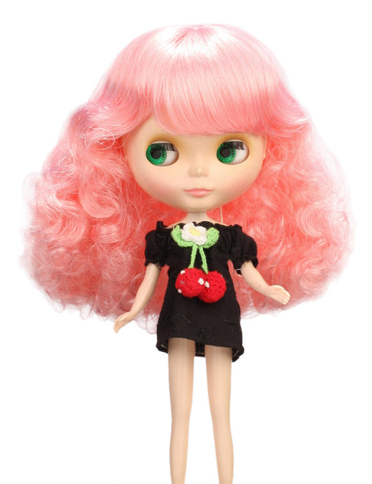 ドールウィッグデライト 可愛さのショーケース B-136 ネオンピンクのビッグでふわふわのスタイル