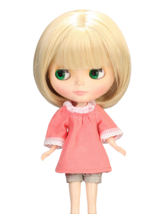 心を溶かすドールウィッグ冠 B-134 プラチナブロンド、シルキースムース