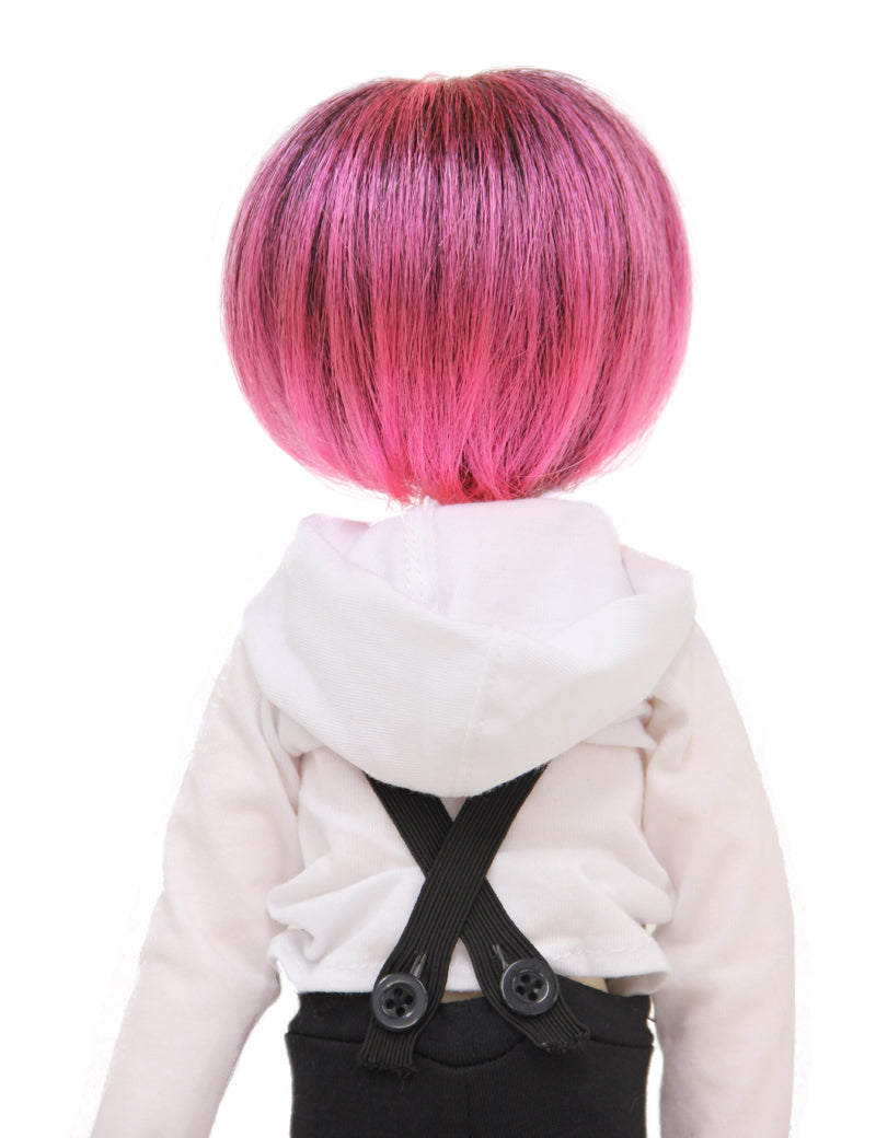 ショートボブカット シルキーヘアスタイルのドールウィッグ WD40-002 トランスフォーメーション究極ガイド 手作りのウィッグ選択とスタイリングを通じて、あなたのドールに個性と美しさを注入