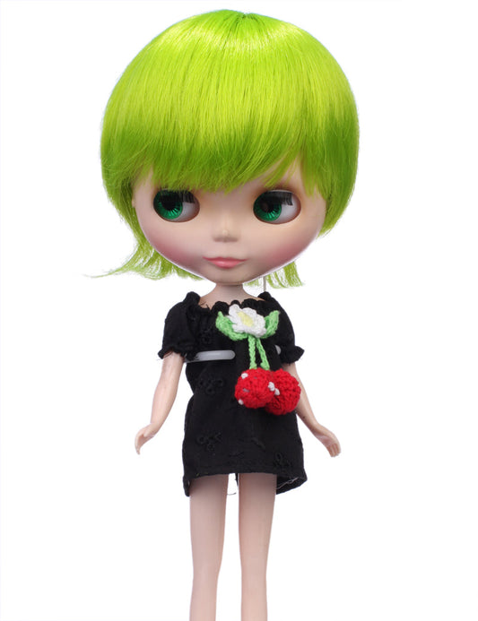 外向きのウェーブのあるカシュアルなショートヘアスタイルの人形のウィッグ B-126、柔らかい髪の毛を明るくする、このスタイルの主な目的